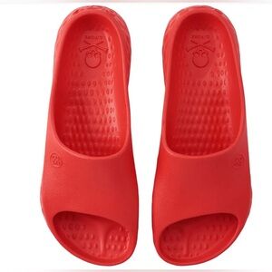 NEW G/FORE G/Slide Street Shoes Cherry Red Sandals Women’s 9 Men’s 7 Unisex